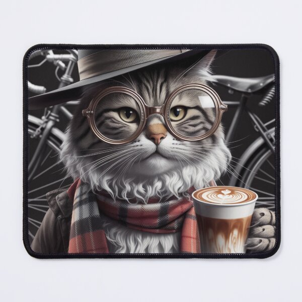 Item preview, Hipster Cat designed and sold by FusiTink.