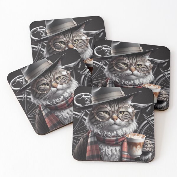 Item preview, Hipster Cat designed and sold by FusiTink.