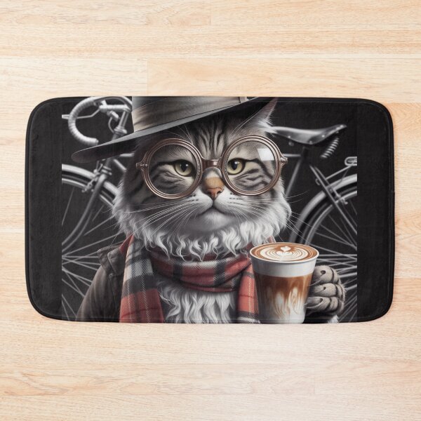 Item preview, Hipster Cat designed and sold by FusiTink.
