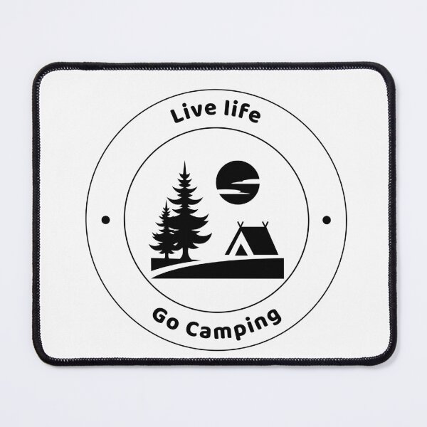 Item preview, Live life Go Camping designed and sold by ArtemInk.