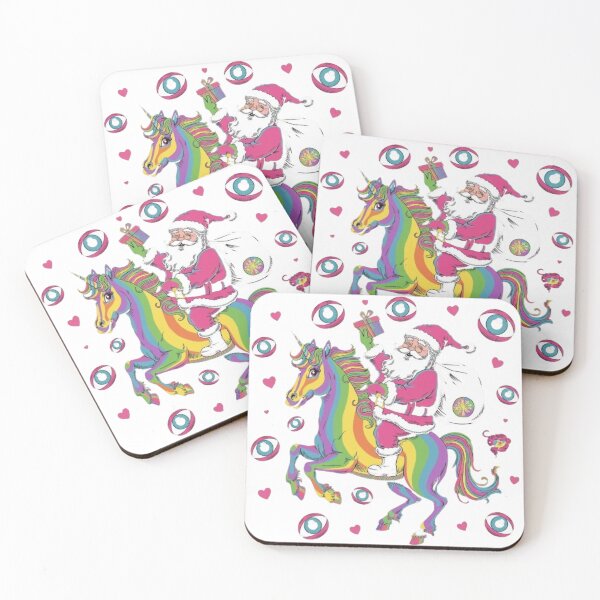 Item preview, Santa Riding a Unicorn  designed and sold by XquisiteFashion.