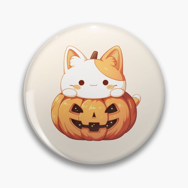 Item preview, Cat in Jack-o'-lantern designed and sold by NikoNekoDesigns.