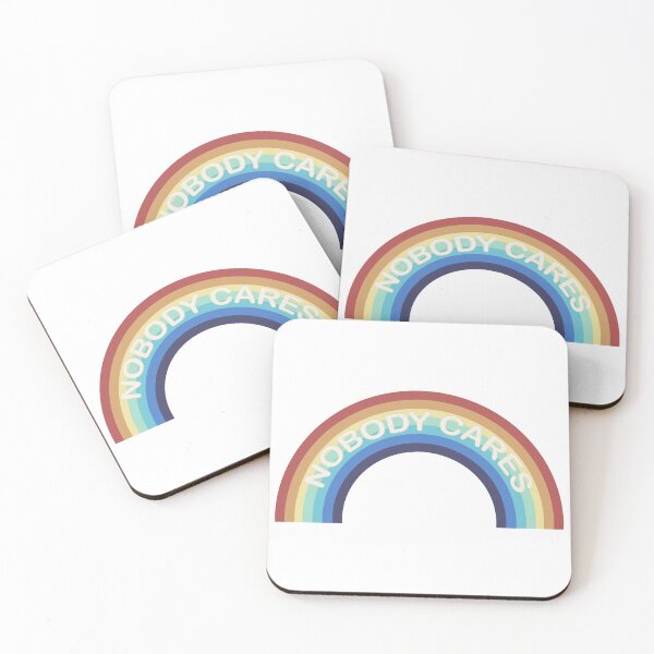 Item preview, Nobody Cares Rainbow designed and sold by greyspot.
