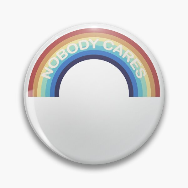 Item preview, Nobody Cares Rainbow designed and sold by greyspot.