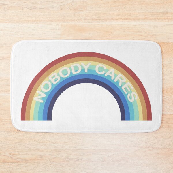 Item preview, Nobody Cares Rainbow designed and sold by greyspot.