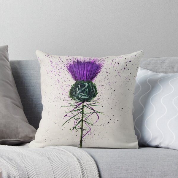 Item preview, Purple Thistle Elegant style designed and sold by Amazingraceart.