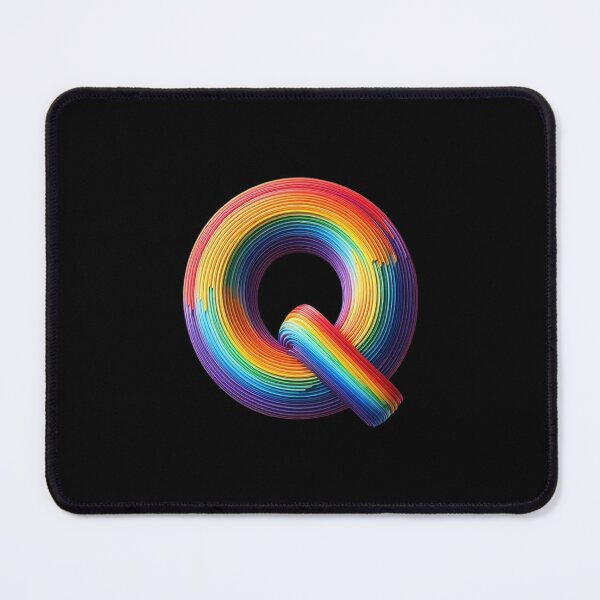Item preview, Letter Q, Rainbow designed and sold by Myra365Art.