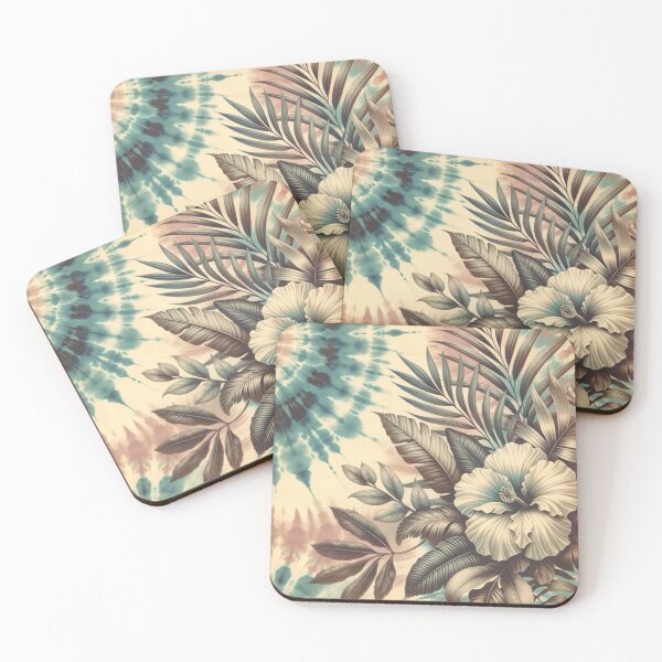 Item preview, Retro Tropical Tie Dye 2 designed and sold by BassHeadMomma.