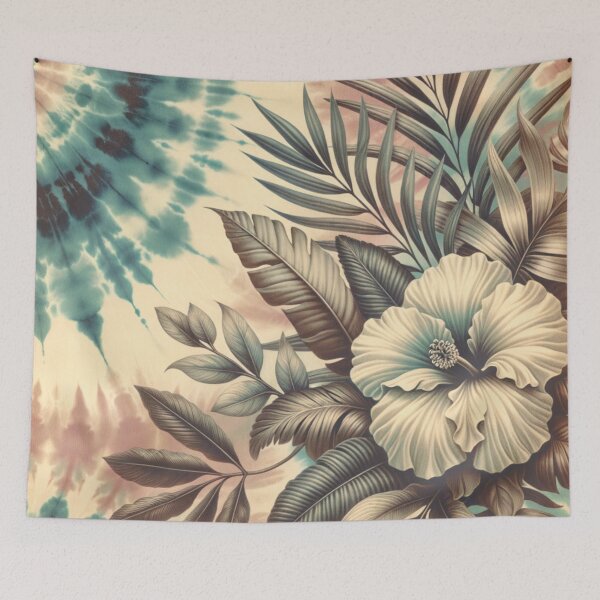 Item preview, Retro Tropical Tie Dye 2 designed and sold by BassHeadMomma.