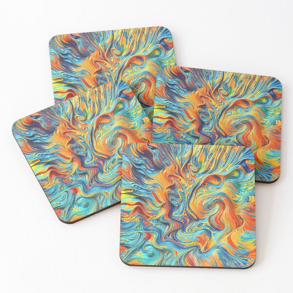 Item preview, Vibrant Swirls of Colorful Abstraction designed and sold by blackhalt.