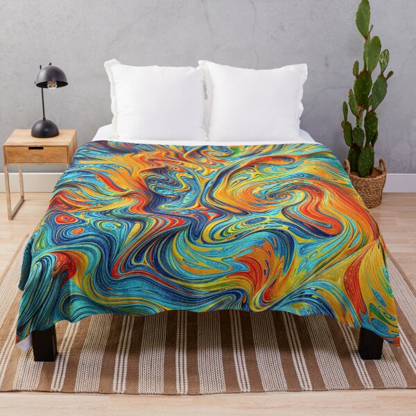 Item preview, Vibrant Swirls of Colorful Abstraction designed and sold by blackhalt.