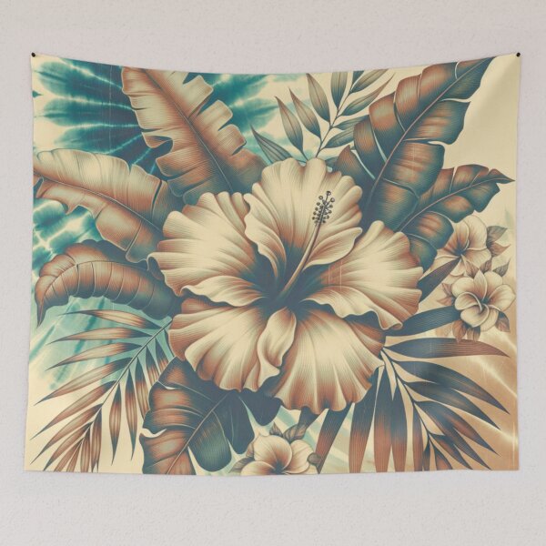 Item preview, Retro Tropical Tie Dye 1 designed and sold by BassHeadMomma.