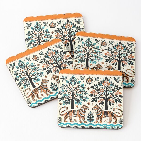 Item preview, simple madhubani designed and sold by MerryCrown.