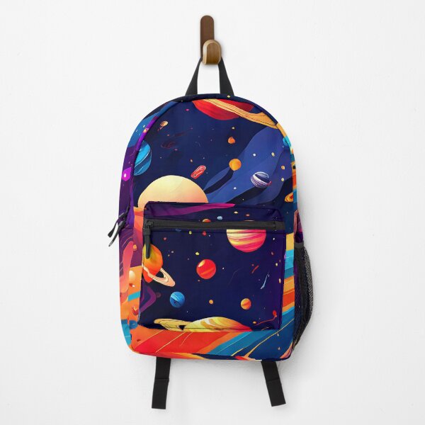 Item preview, Outer space with colorful galaxies and distant planets designed and sold by Tchoice.