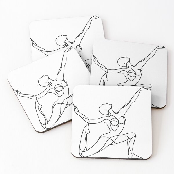 Item preview, lady doing an elegant Yoga designed and sold by bhoomin7.