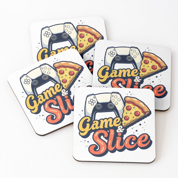 Item preview, Game & Slice - Pizza and Gaming Design designed and sold by 3T3rnalArts.