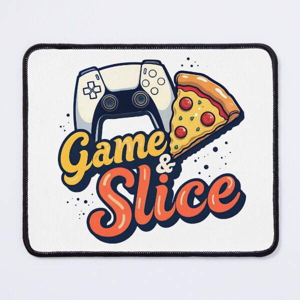 Item preview, Game & Slice - Pizza and Gaming Design designed and sold by 3T3rnalArts.
