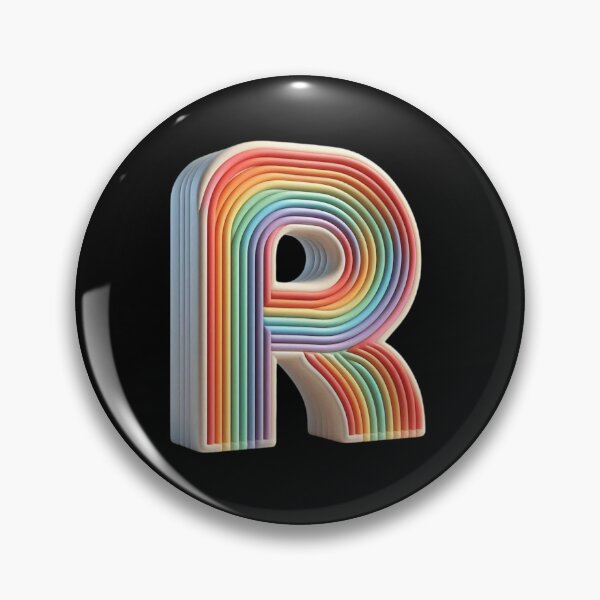 Item preview, Letter R, Rainbow designed and sold by Myra365Art.