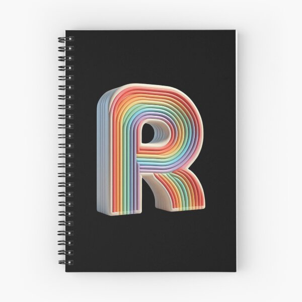 Item preview, Letter R, Rainbow designed and sold by Myra365Art.