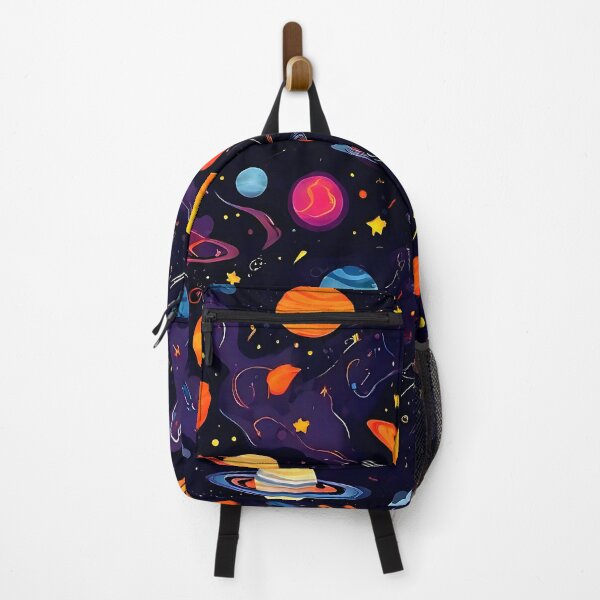 Item preview, Galactic dreams pattern with planets and meteor showers for a futuristic design designed and sold by Tchoice.