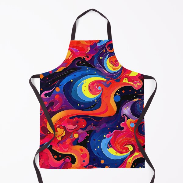 Item preview, Galactic dreams pattern with swirling nebulae in vibrant colors designed and sold by Tchoice.
