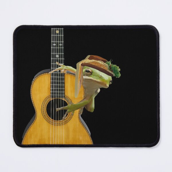 Item preview, Funny Green Frog Plays the Guitar designed and sold by TheCurators.