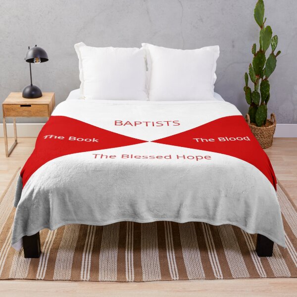Item preview, Baptist Flag: The Book, The Blood, and The Blessed Hope designed and sold by greyspot.