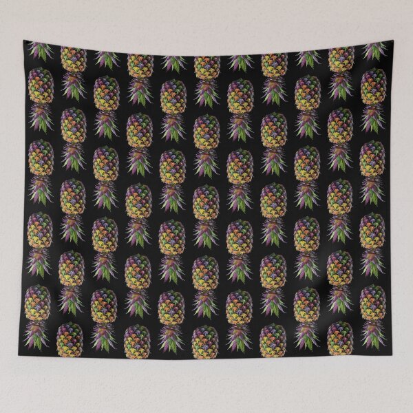 Item preview, Upside-down Pineapple Made of Colorful Marijuana Pot Leaves  designed and sold by JLEmporium.