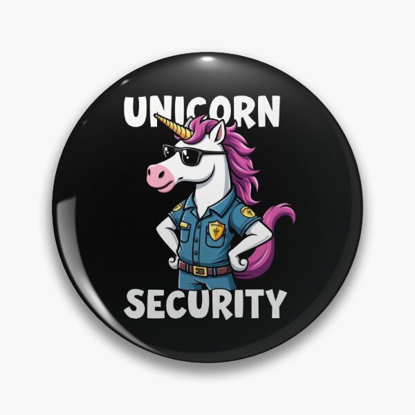 Item preview, Unicorn Security Dad Funny Cool Sunglasses Pink Mane designed and sold by Hananiah Merch.