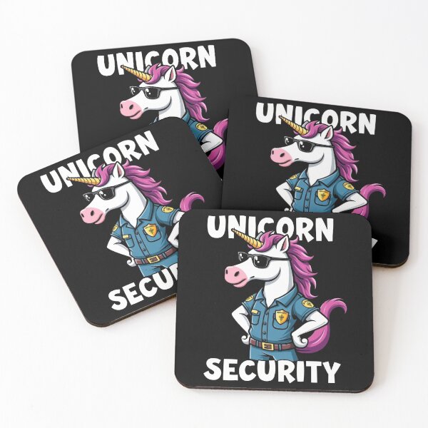 Item preview, Unicorn Security Dad Funny Cool Sunglasses Pink Mane designed and sold by Hananiah Merch.