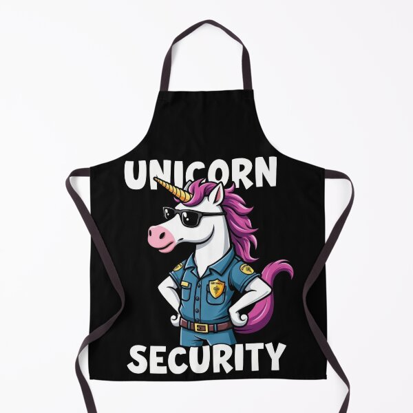 Item preview, Unicorn Security Dad Funny Cool Sunglasses Pink Mane designed and sold by Hananiah Merch.