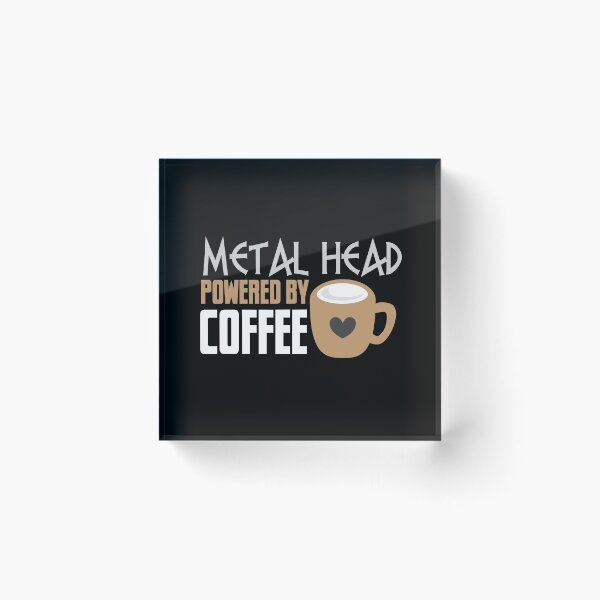 Item preview, METAL HEAD powered by coffee designed and sold by jazzydevil.