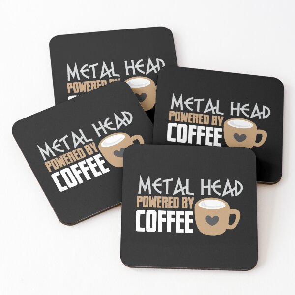 Item preview, METAL HEAD powered by coffee designed and sold by jazzydevil.