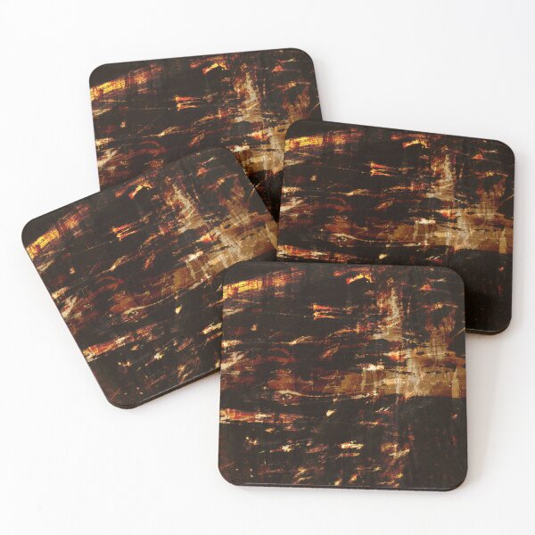Item preview, Night urban landscape abstract painting designed and sold by NickDedidis.