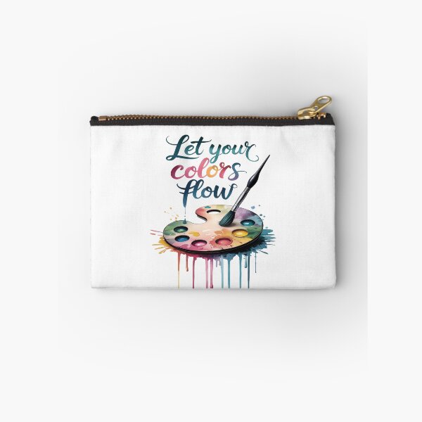 Item preview, "Let Your Colors Flow" Inspirational Artistic Palette Design designed and sold by InkredibleZ.