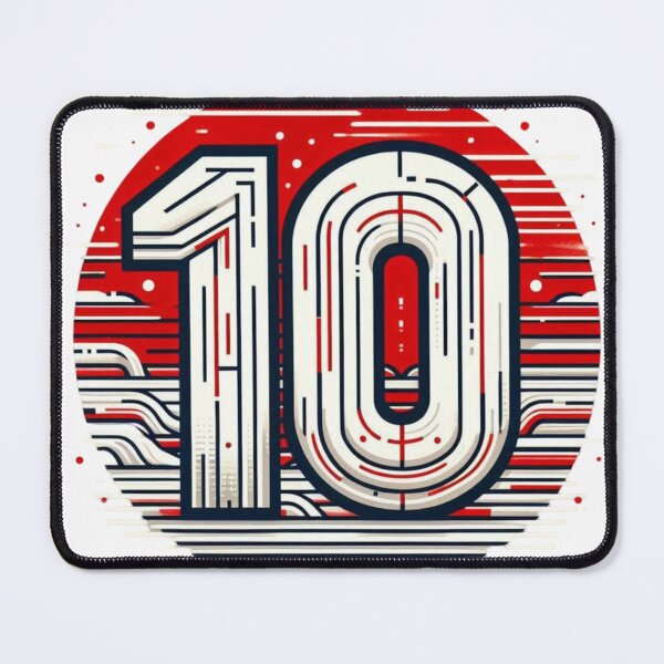 Item preview, Perfect Ten: Creative Number 10 T-Shirt Design designed and sold by KumarDesignLab.