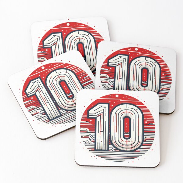 Item preview, Perfect Ten: Creative Number 10 T-Shirt Design designed and sold by KumarDesignLab.