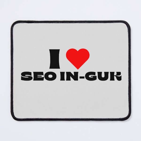 Item preview, I Love Seo In-guk - Black Fonts designed and sold by Itsheartshop.