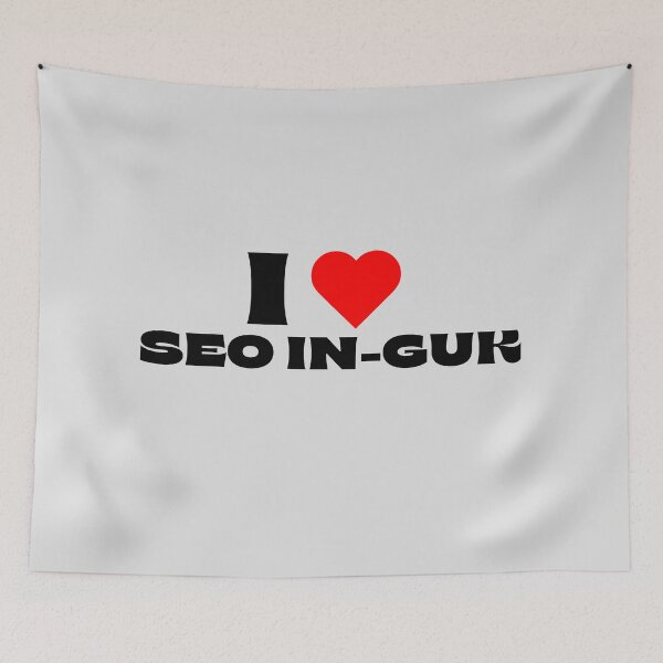 Item preview, I Love Seo In-guk - Black Fonts designed and sold by Itsheartshop.