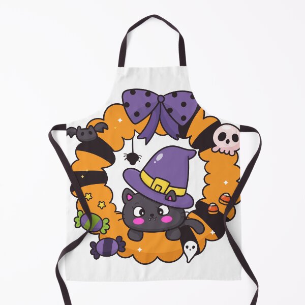 Item preview, halloween cute cat designed and sold by Cine Merch.