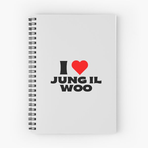 Artikelvorschau, Ich liebe Jung Il-woo - Schwarze Schriftarten entworfen und verkauft von Itsheartshop.