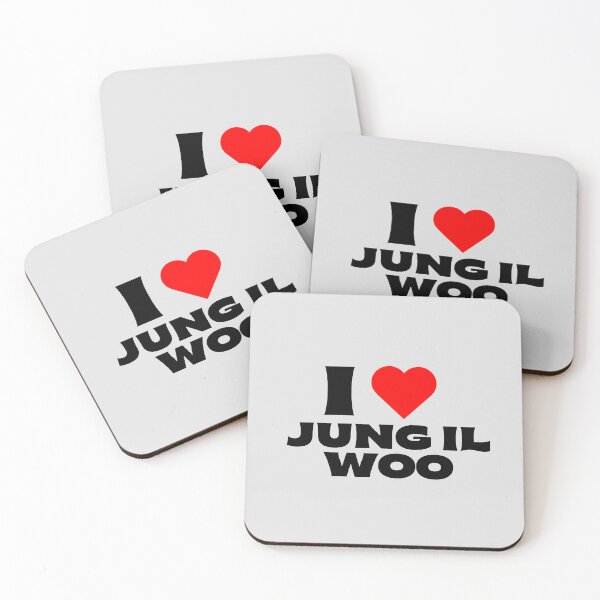 Item preview, I Love Jung Il-woo - Black Fonts designed and sold by Itsheartshop.