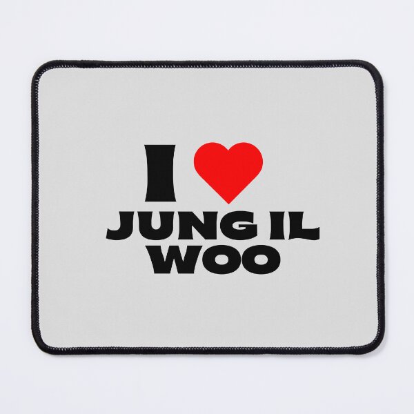 Item preview, I Love Jung Il-woo - Black Fonts designed and sold by Itsheartshop.