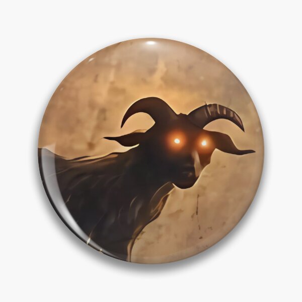 Item preview, HalloweenCore Goats Under Full Moon on Haunted Hill designed and sold by Matt's Artificial Nature.