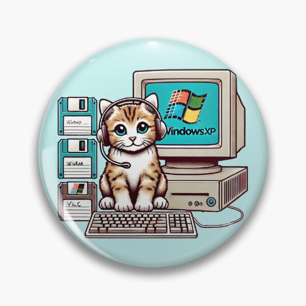 Artikelvorschau, Retro-Tech-Kätzchen entworfen und verkauft von WeLoveCatss.