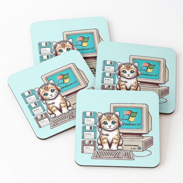 Item preview, Retro Tech Kitty designed and sold by WeLoveCatss.
