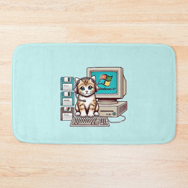 Item preview, Retro Tech Kitty designed and sold by WeLoveCatss.
