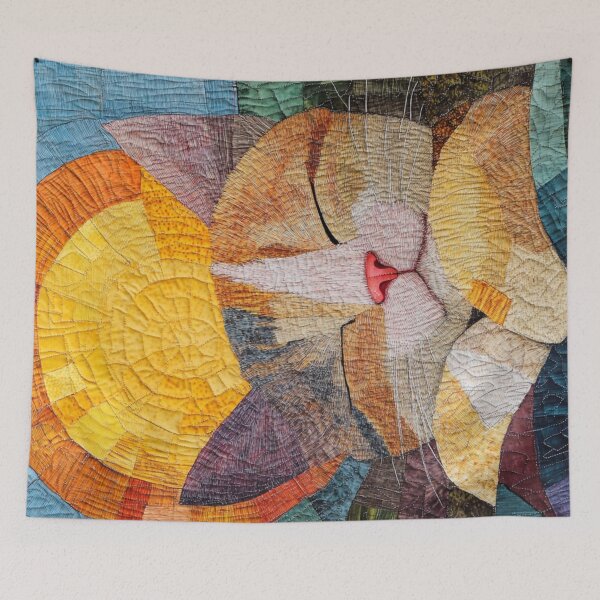 Item preview, Feline Slumber Quilt Like Design designed and sold by WitsandWonders.