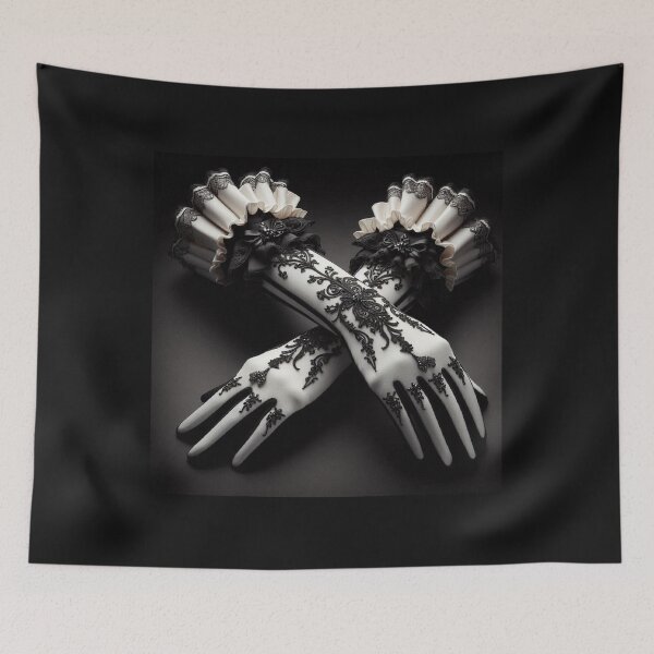 Item preview, Intricate Lace Patterns Embellishing Classic Sophisticated Handwear designed and sold by freackly.
