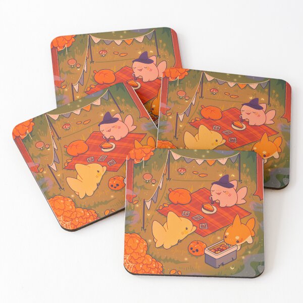 Item preview, Sharkies in the autumn forest designed and sold by SilAchan.